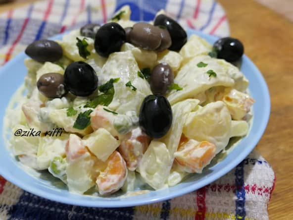 Macédoine de légumes au fenouil et mayonnaise citron