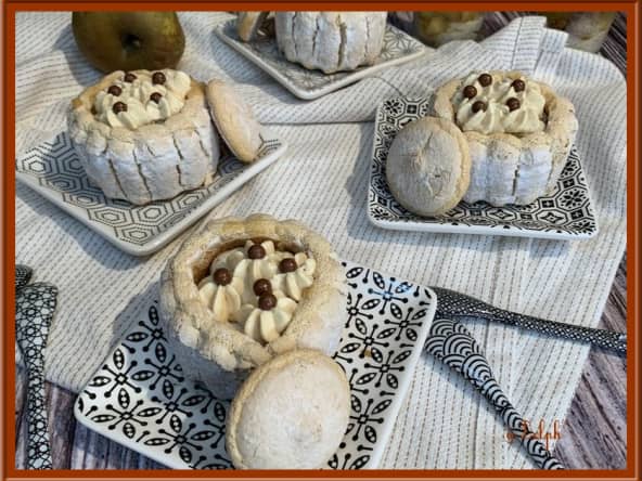 Charlotte aux pommes caramélisées façon tatin