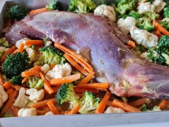 Gigue de chevreuil, cuisson au four au cidre pour amateur de gibier