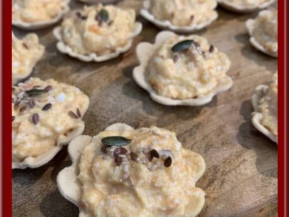 Tartinade de carotte aux œufs durs pour un apéro original et sain