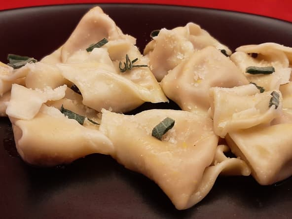 Cappellacci di zucca : des raviolis au potimarron et parmesan