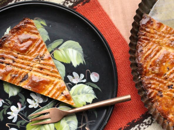 Galette bretonne (au beurre salé !) un peu islandaise au chocolat et à la réglisse