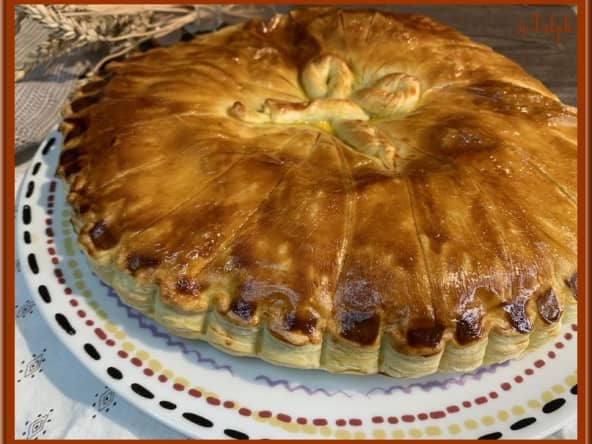 Galette des rois amande et pâte à tartiner chocolatée