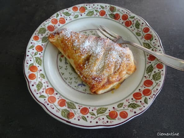 Feuilleté aux mirabelles et au miel