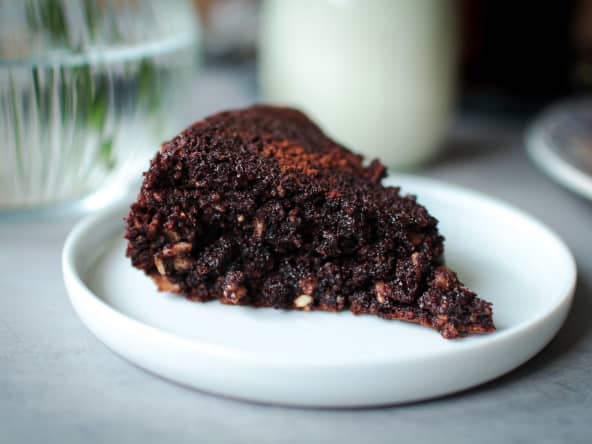 Gâteau chocolat noisettes sans farine donc sans gluten !