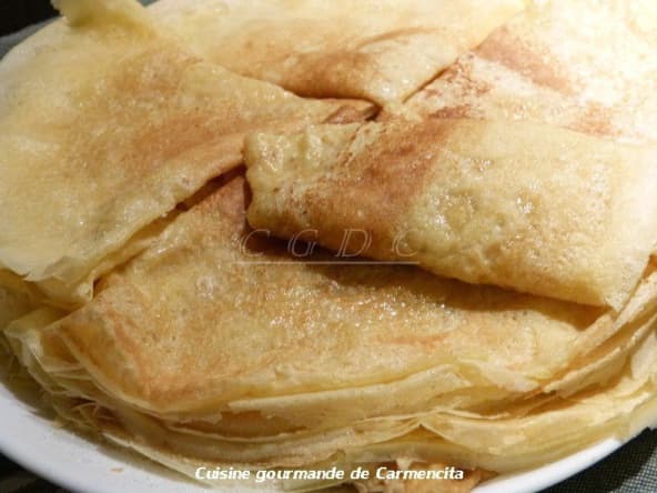 Crêpes aromatisées au Limoncello