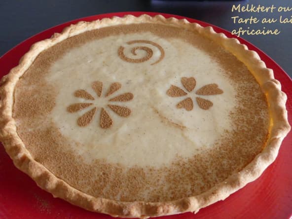 Melktert ou tarte au lait sud-africaine