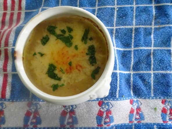 Petite gratinée au poireaux pour grands froids