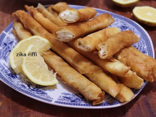 BOUREK-CIGARE TYPIQUE DE ANNABA AUX POMMES DE TERRE- RICOTTA ET GRUYÈRE