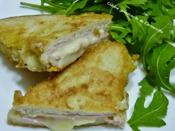 Sandwich Monte Cristo au brie de Meaux
