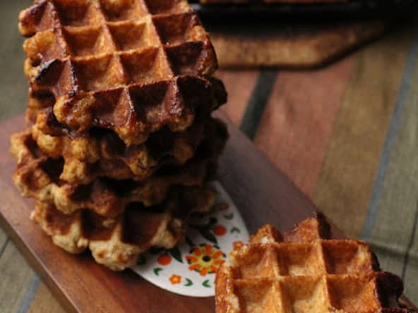 Gaufres belges à la bière à pâte levée