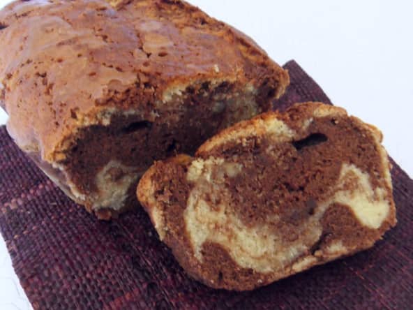 Cake marbré au lait ribot - une recette d'enfance