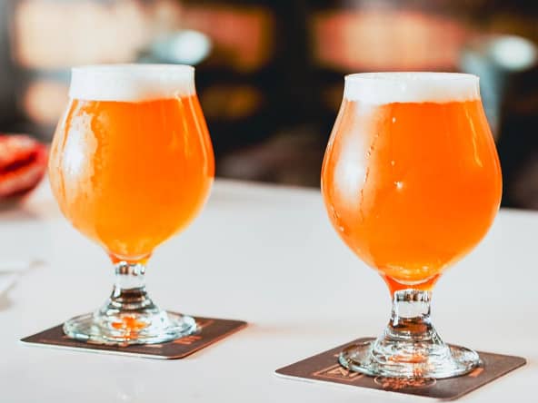 Cocktail de bière au whisky "Dame du lac"