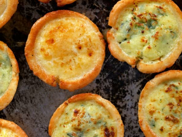 Tartelettes chèvre miel et noix