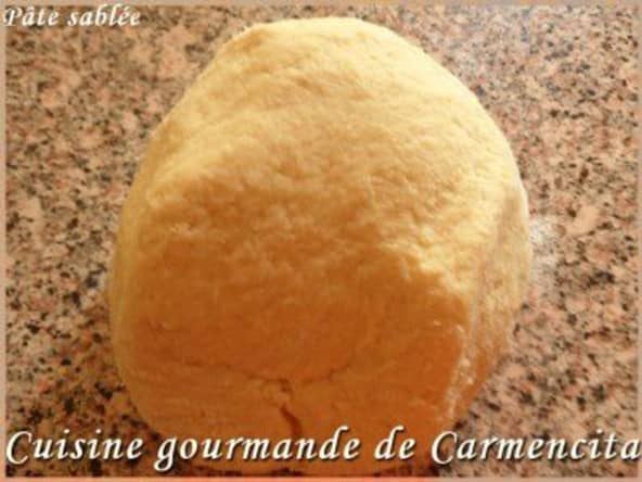 Pâte sablée au sucre glace et zeste de citron