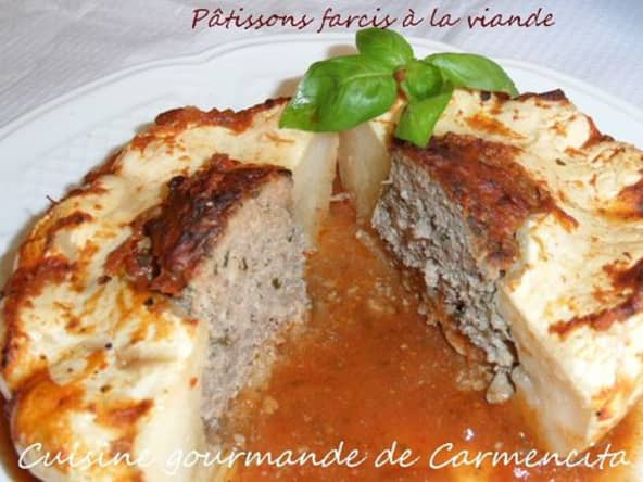 Pâtissons farcis à la viande
