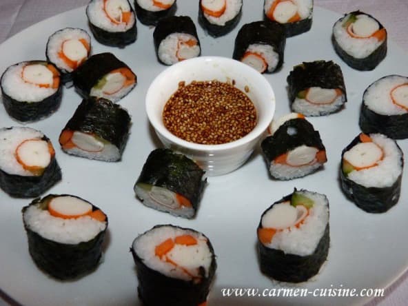 Makis classiques au surimi