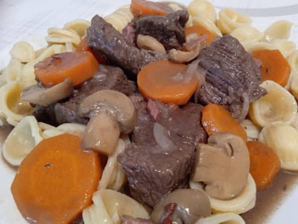 Le bœuf bourguignon - recette familiale