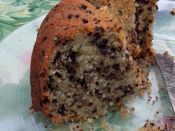 Bundt Cake aux pépites de chocolat et clémentine
