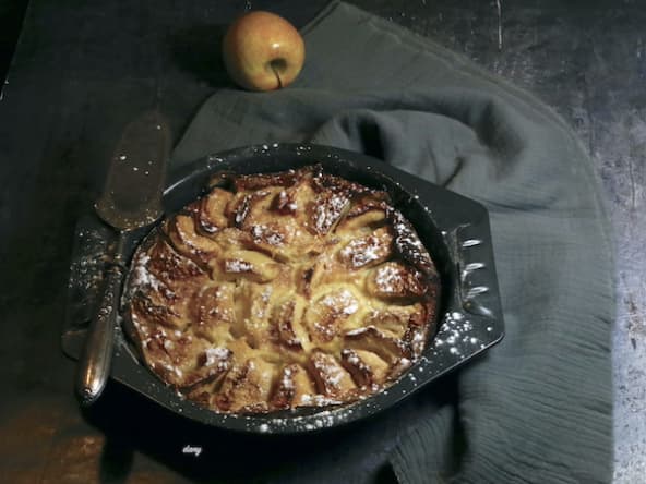 La flognarde aux pommes du Limousin