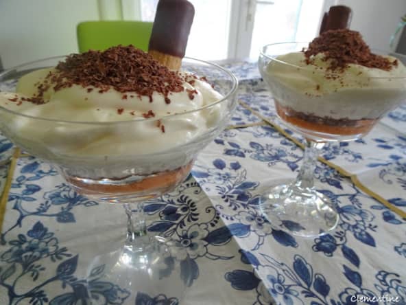 Dessert à la liqueur advocaat