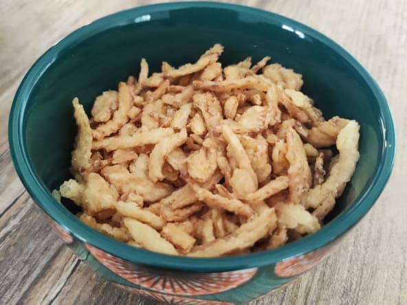 Crispy d'oignon pour vos salades, sandwichs, burgers et soupes