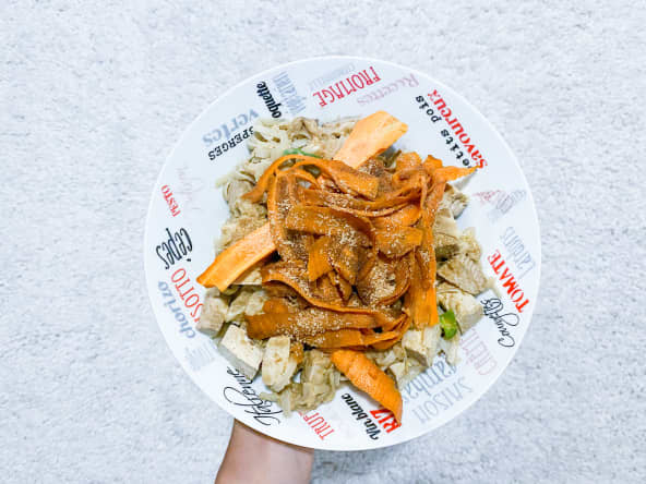 Pad Thaï aux légumes healthy et vegan