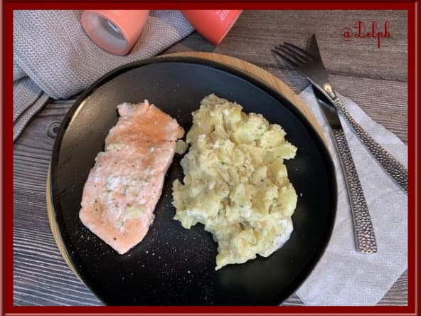 Écrasé de pommes de terre au saumon au Cookéo ou pas