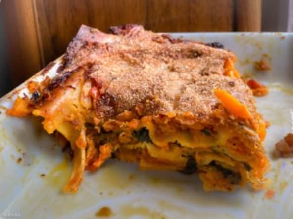 Lasagnes à la courge et épinards