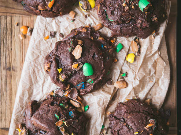 Cookies gourmands aux M&M's