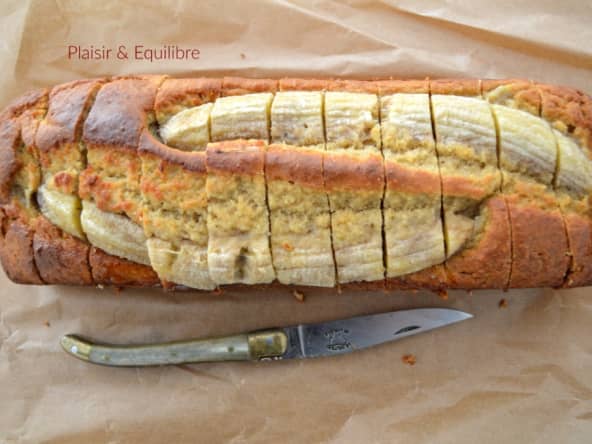 Banana bread pour un petit déjeuner IG bas bien copieux