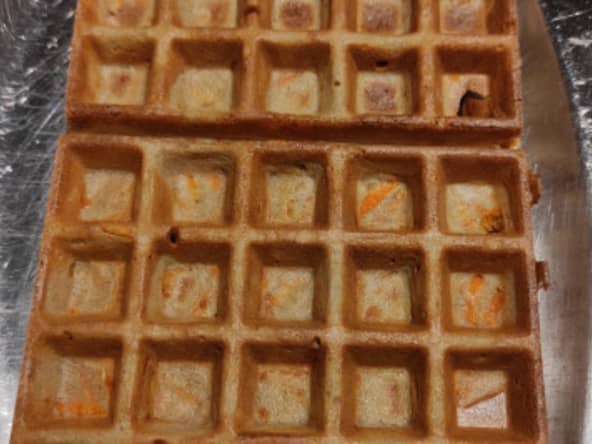 Gaufres salées aux légumes