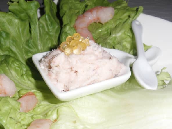 Rillettes express de crevettes à l’aneth