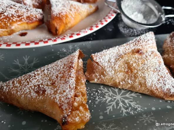 Croustillants pomme-poire comme des samoussas