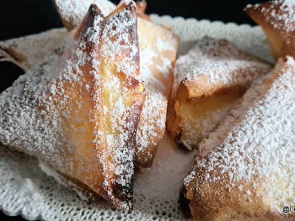 Croustillants au fromage blanc comme des samoussas