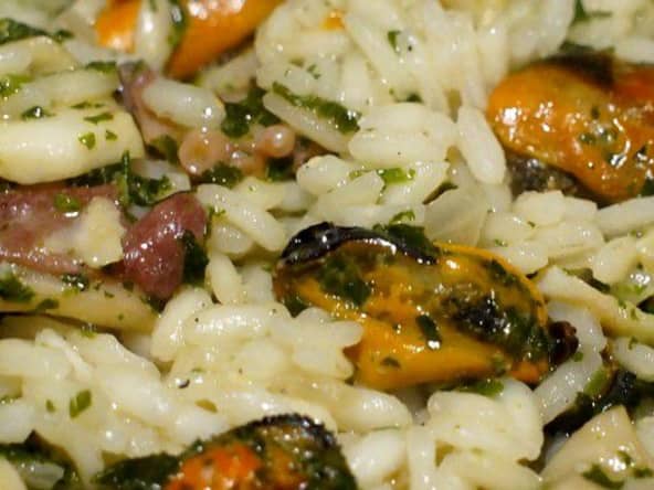 Risotto aux fruits de mer à l'italienne