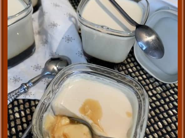 Yaourts maison au caramel