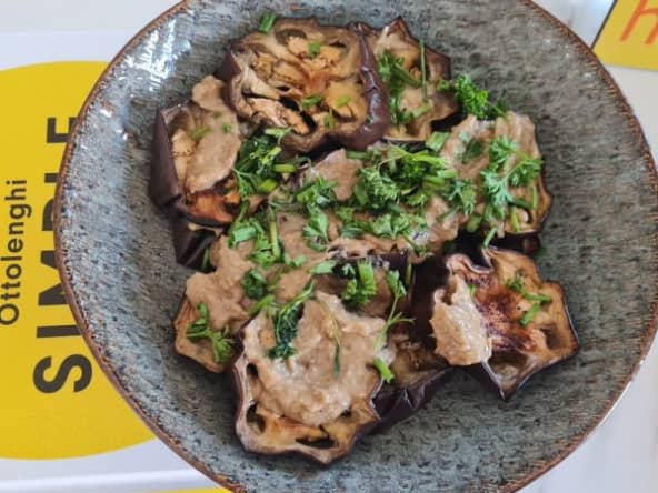 Aubergines rôties aux anchois et à l'origan de Yotam Ottolenghi