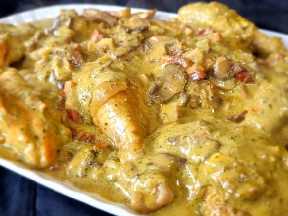 Poulet à l'estragon - un plat sain et délicieux