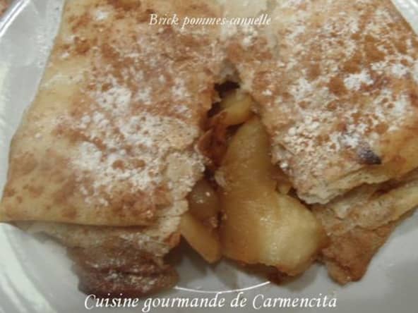 Brick pommes et cannelle : croustillant, facile et rapide à réaliser
