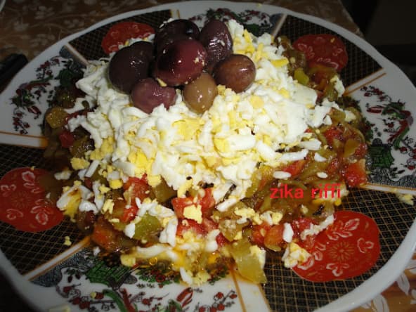 Slata méchouia typique bônoise