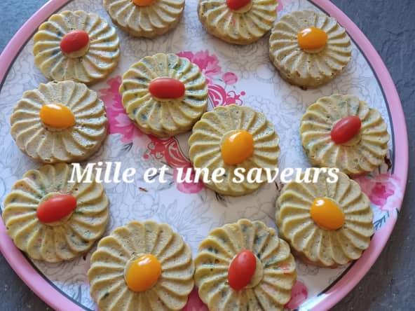 Entrée : flan saumon fumé, crevette et poireaux au thermomix