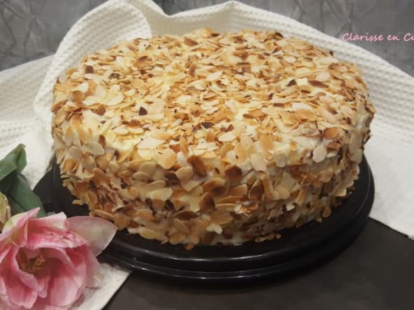 Biscuit fourré à la crème au Cointreau pour la fête des mères