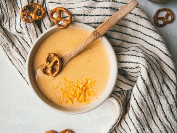 Sauce au fromage Cheddar