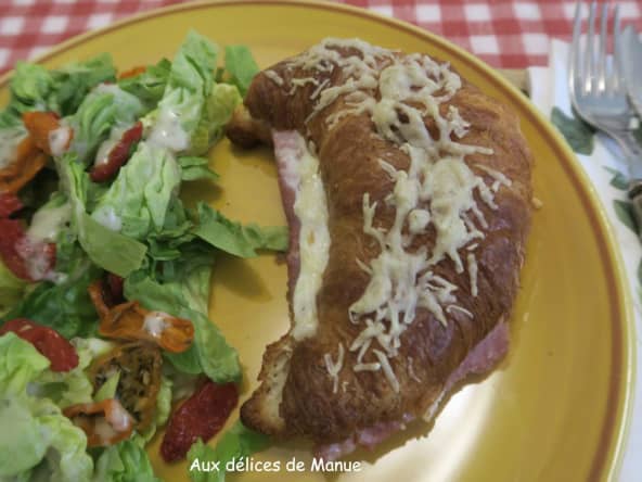 Croissants au jambon et fromage brocciu