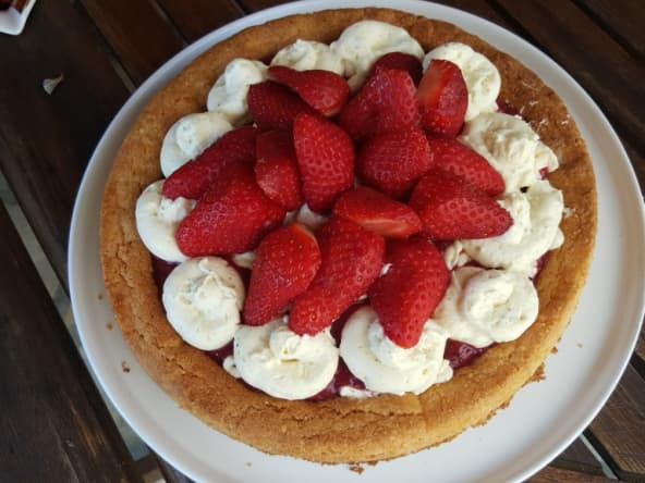 Tarte aux fraises pour recevoir