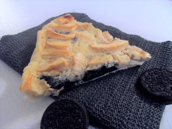 Tarte aux pommes et biscuits Oréo