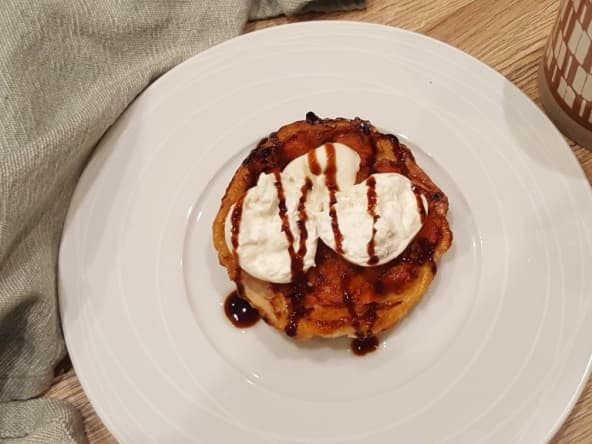 Tartelettes tatin à la carotte et burrata