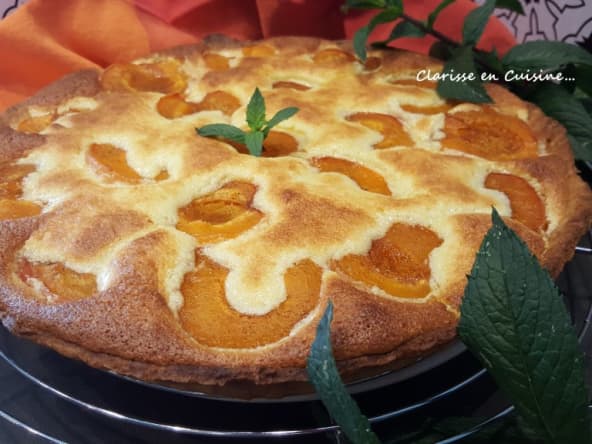Tarte aux abricots et à la poudre d'amandes