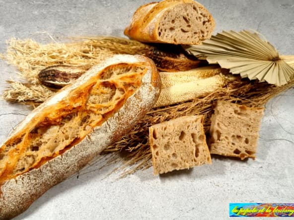 Pain au levain en fermentation longue